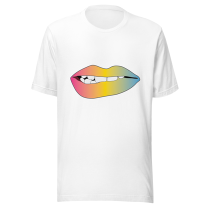 Biting Lips - Pansexual Pride - Gradient Unisex t-shirt