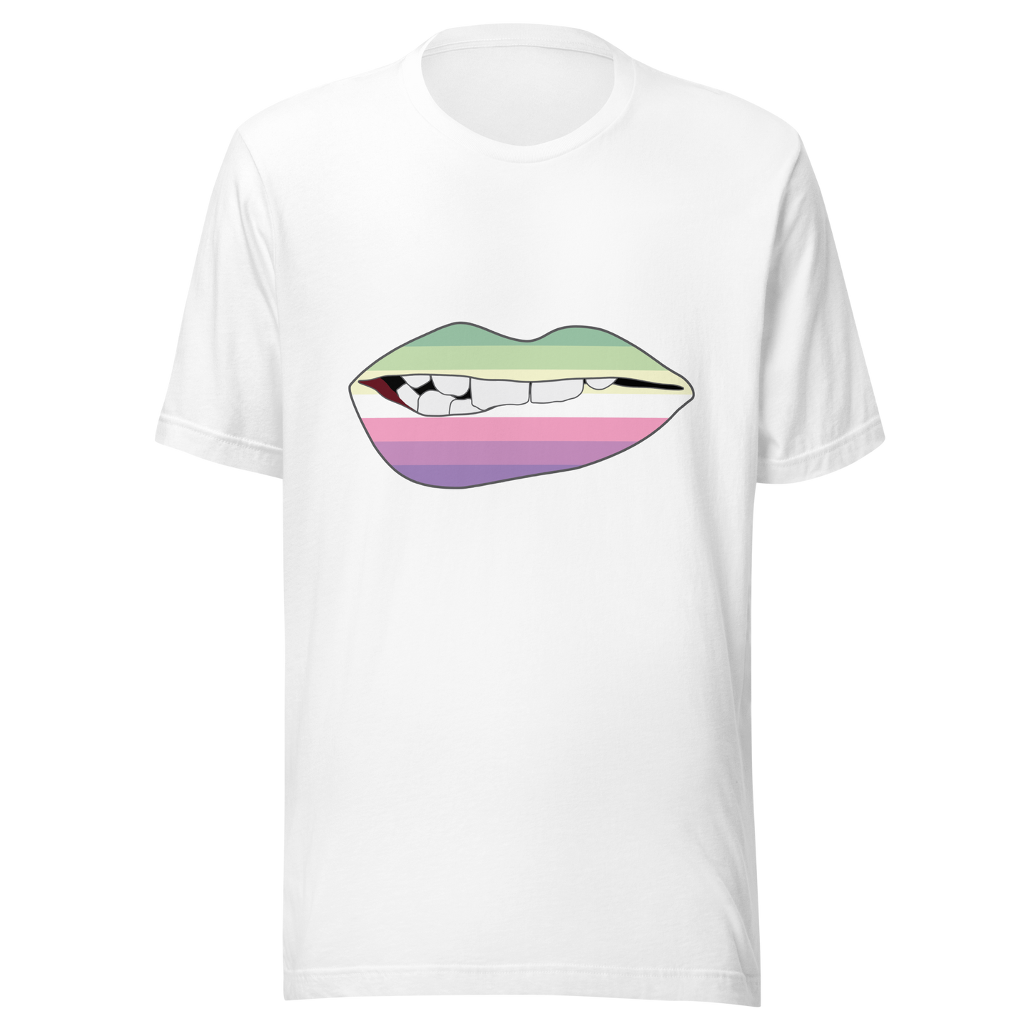 Biting Lips - Genderfae Flag Unisex t-shirt