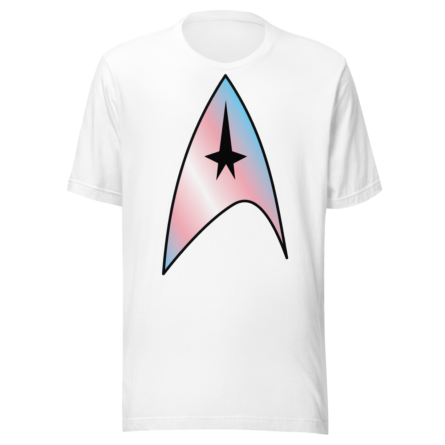 Starfleet Insignia - Trans Pride Unisex t-shirt