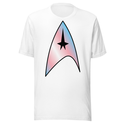 Starfleet Insignia - Trans Pride Unisex t-shirt