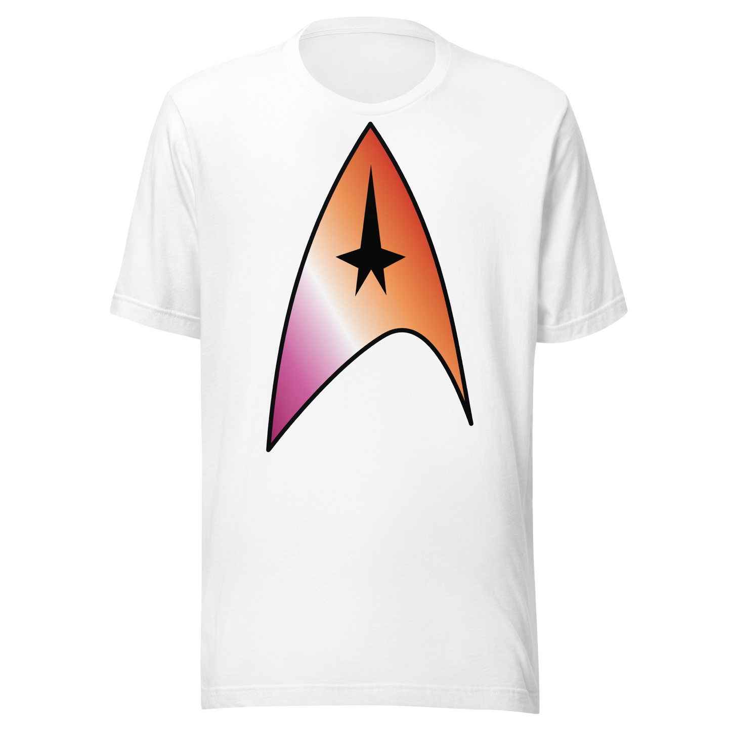 Starfleet Insignia - Lesbian Pride Unisex t-shirt