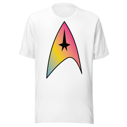 Starfleet Insignia - Pansexual Pride Unisex t-shirt