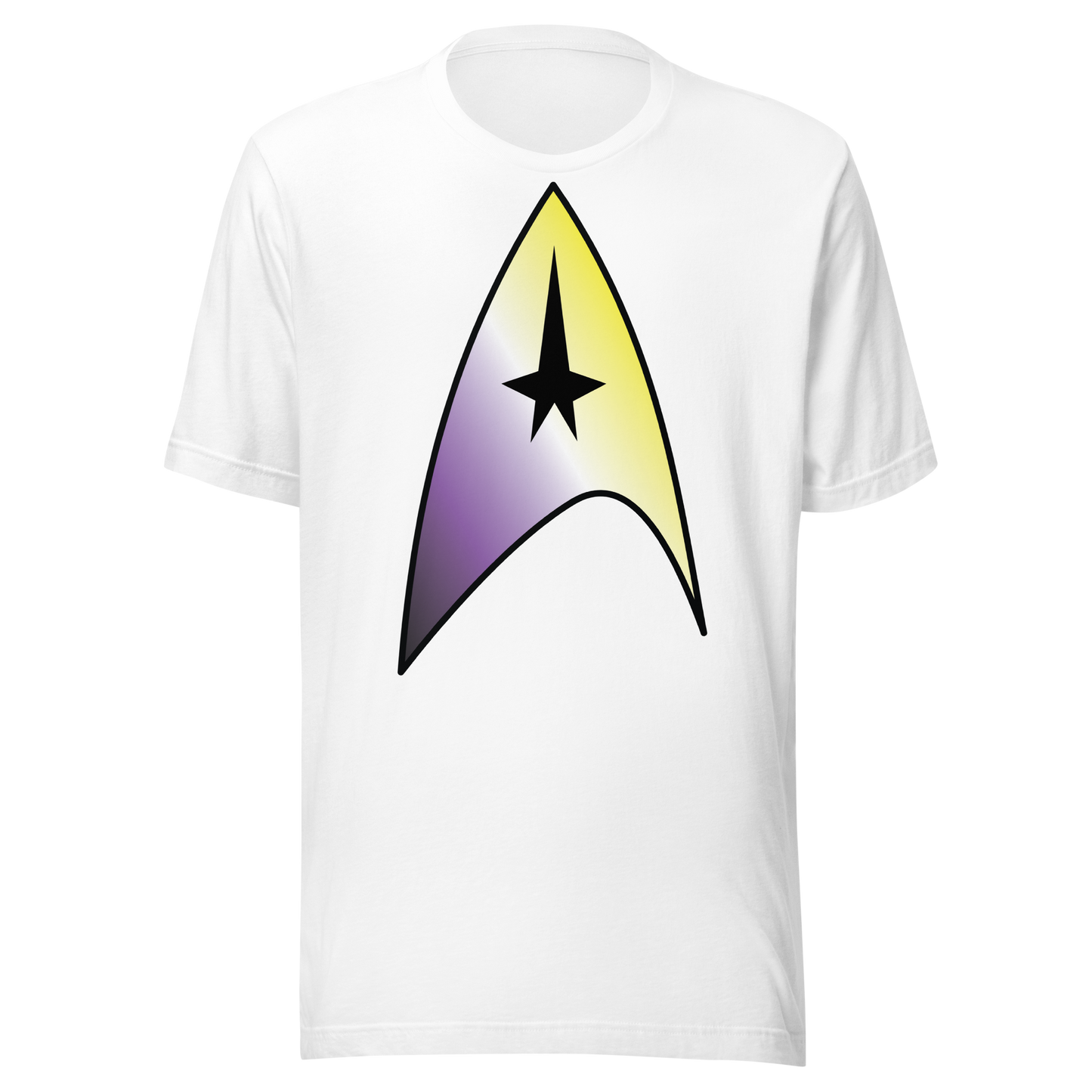 Starfleet Insignia - Non-binary Pride Unisex t-shirt