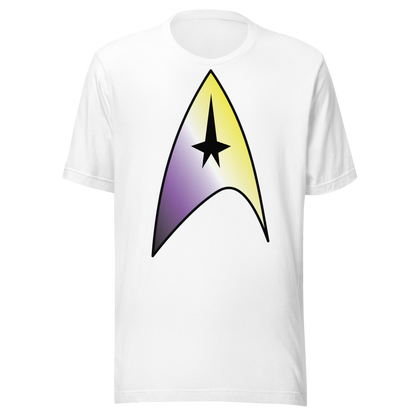 Starfleet Insignia - Non-binary Pride Unisex t-shirt