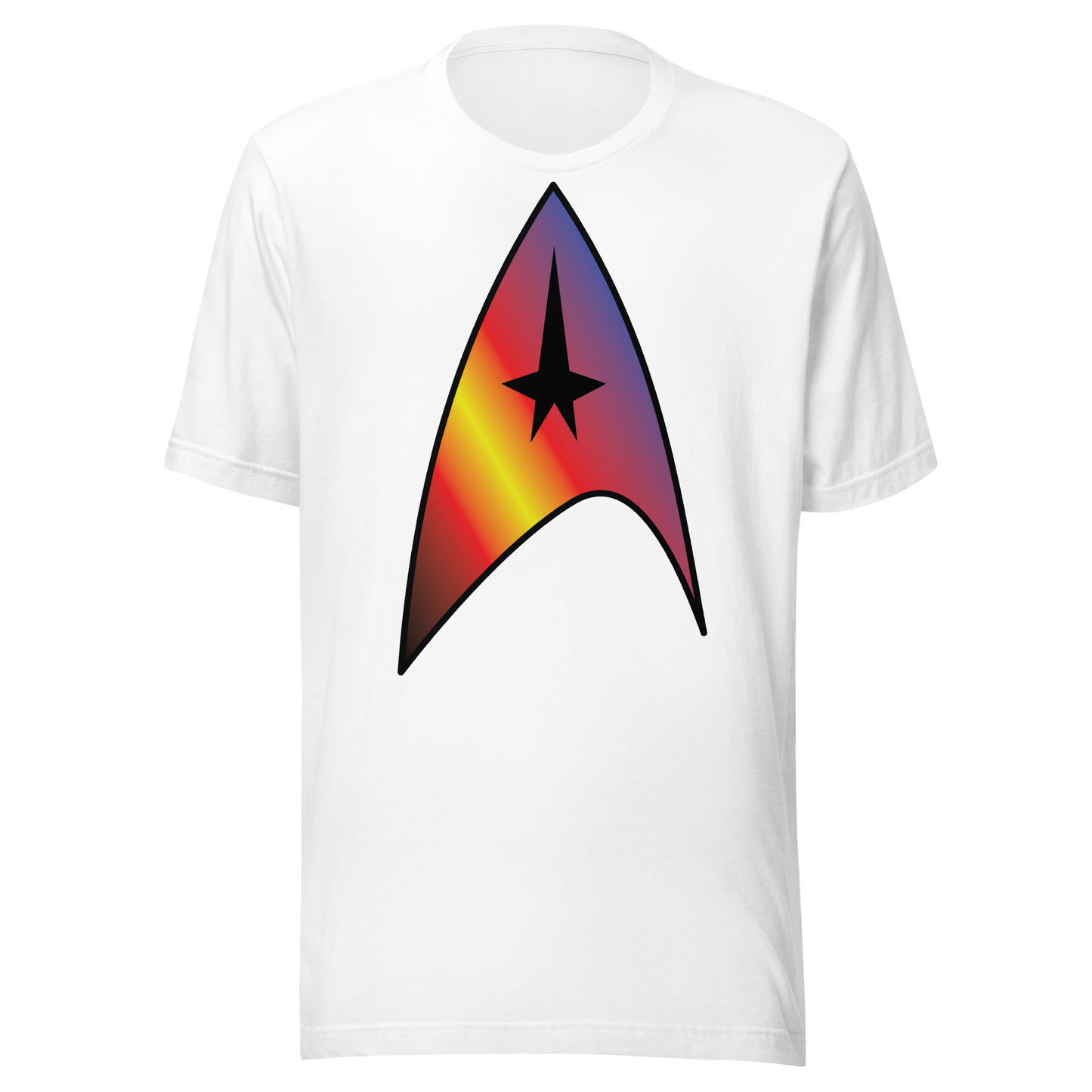 Starfleet Insignia - Polyamory Pride Unisex t-shirt