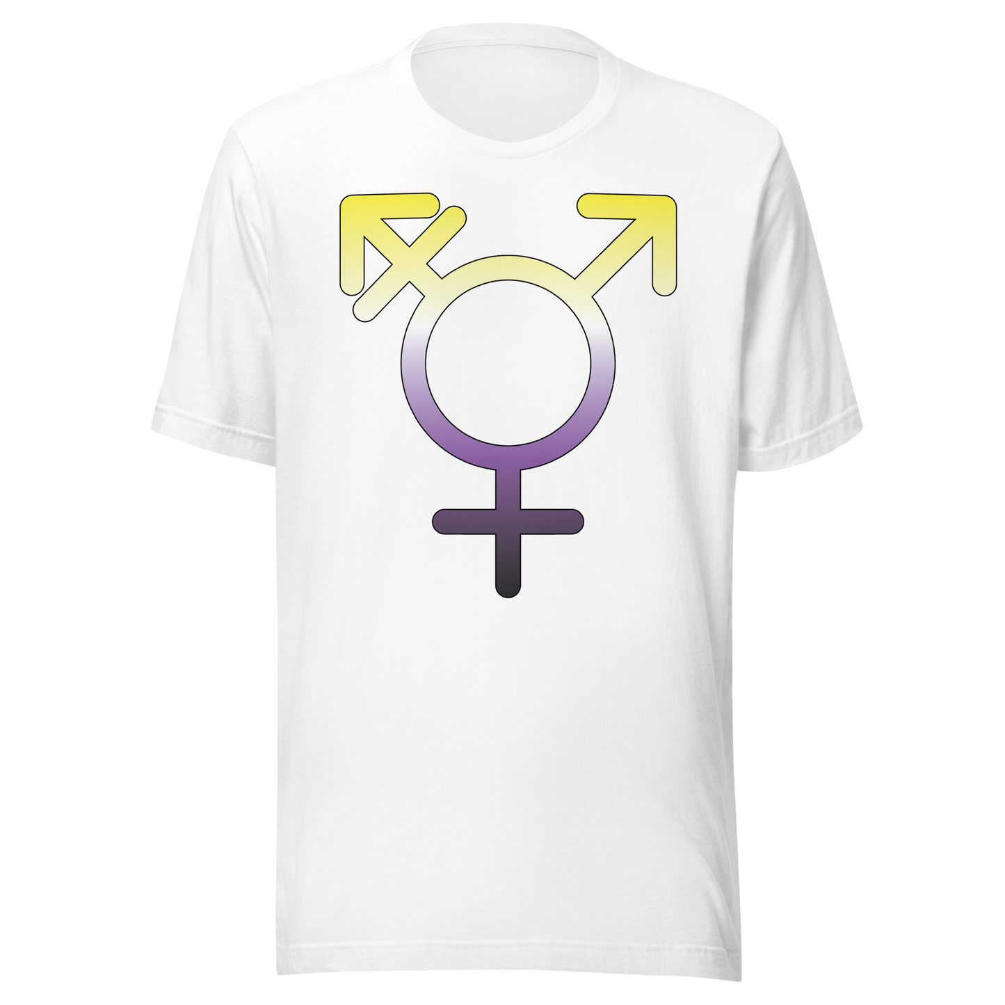 Transgender Symbol - Non-binary Pride Unisex t-shirt