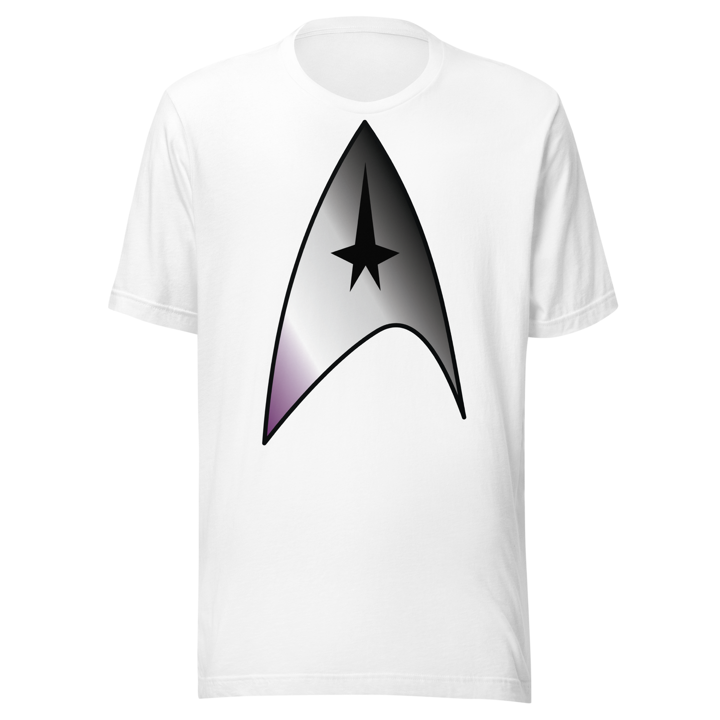 Starfleet Insignia - Asexual/Demisexual Pride Unisex t-shirt