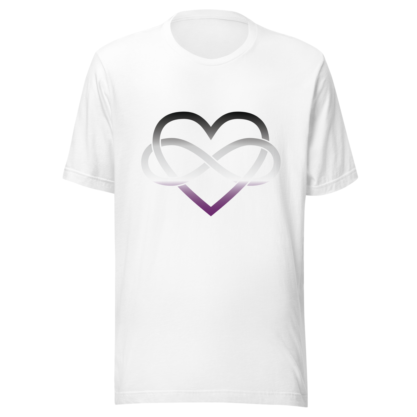 Polyamory Infinity Heart - Asexual/Demisexual Unisex t-shirt