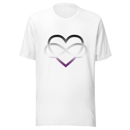 Polyamory Infinity Heart - Asexual/Demisexual Unisex t-shirt