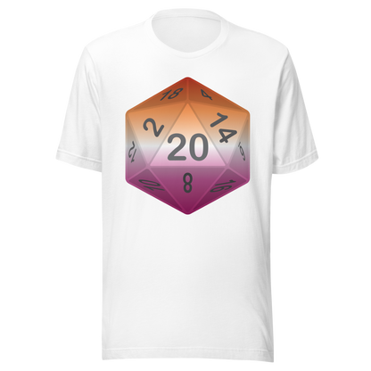 Pride Dice - Lesbian Unisex t-shirt