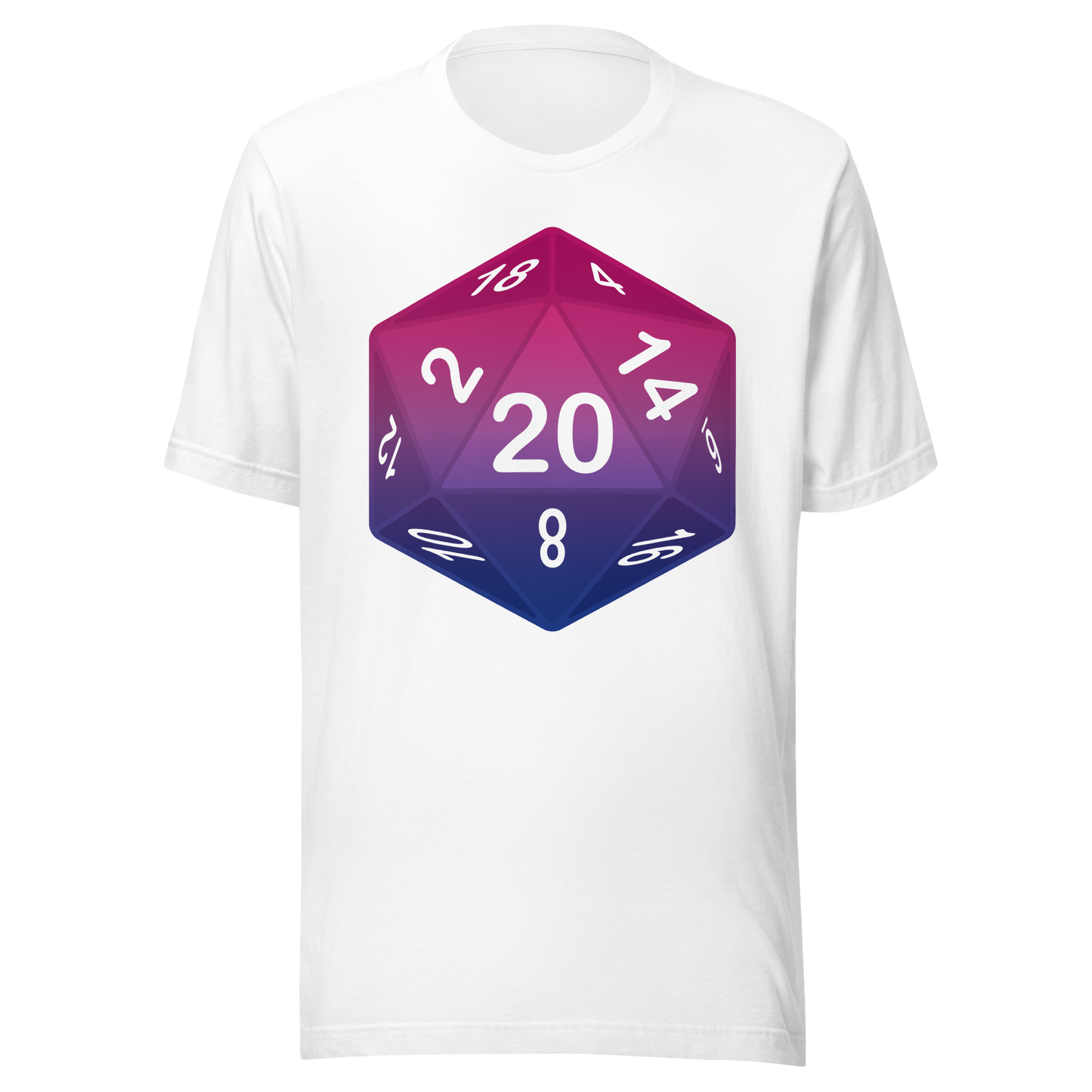 Pride Dice - Bisexual Unisex t-shirt