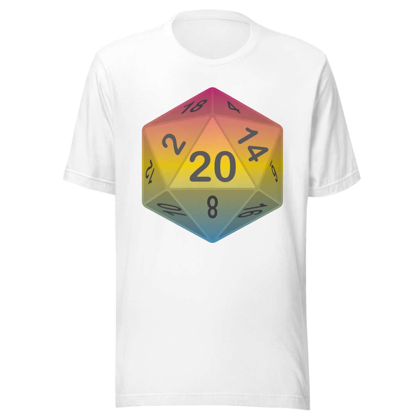 Pride Dice - Pansexual Unisex t-shirt