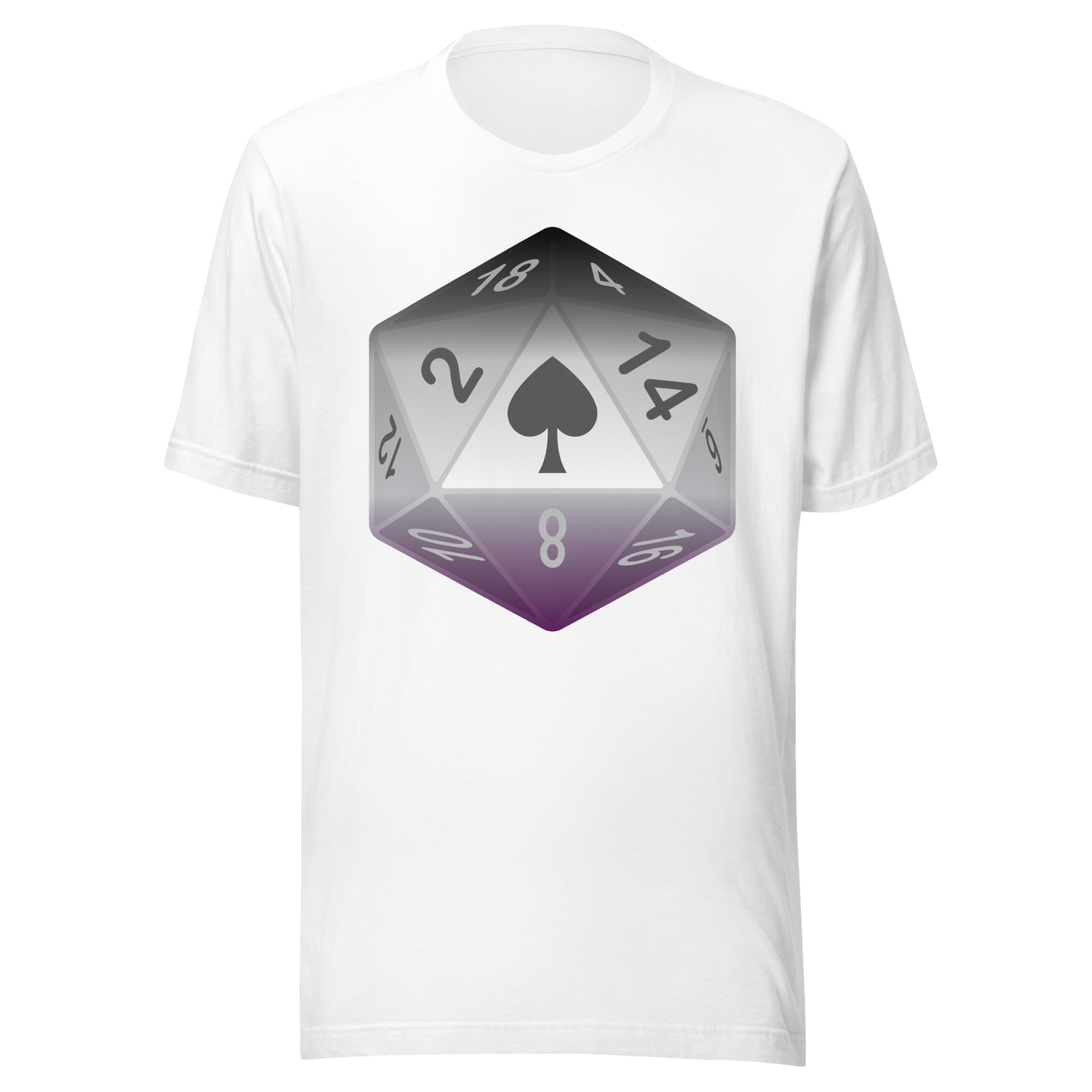 Pride Dice - Asexual Unisex t-shirt