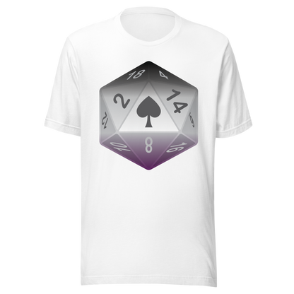 Pride Dice - Asexual Unisex t-shirt