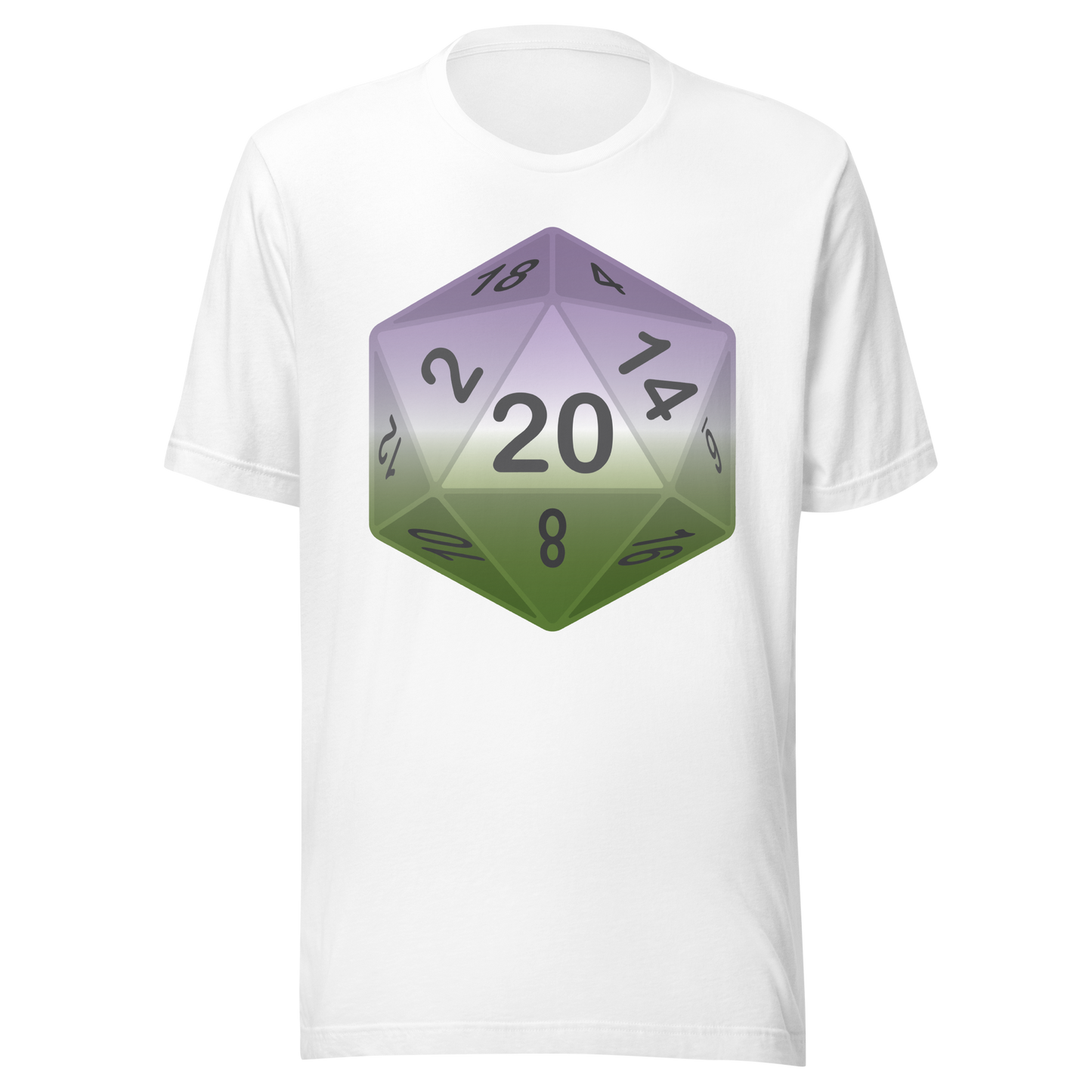 Pride Dice - Genderqueer Unisex t-shirt