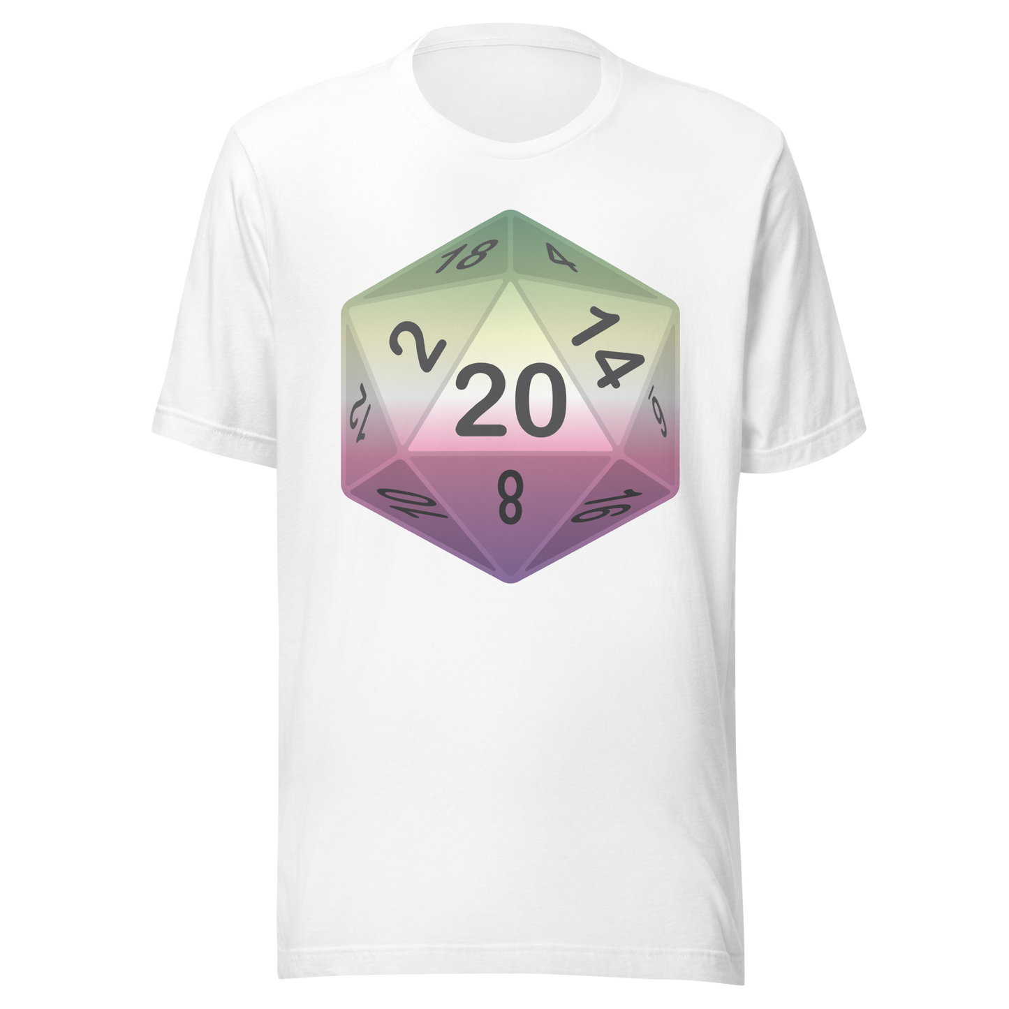 Pride Dice - Genderfae Unisex t-shirt