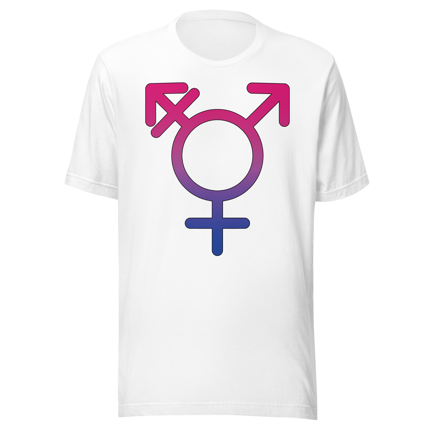 Transgender Symbol - Bisexual Pride Unisex t-shirt