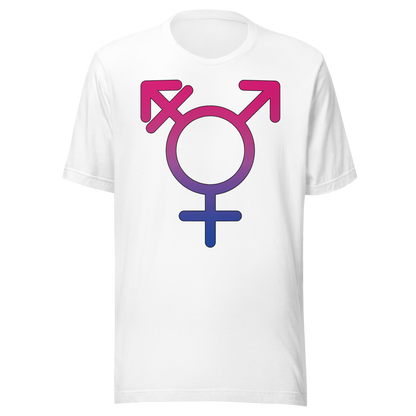 Transgender Symbol - Bisexual Pride Unisex t-shirt