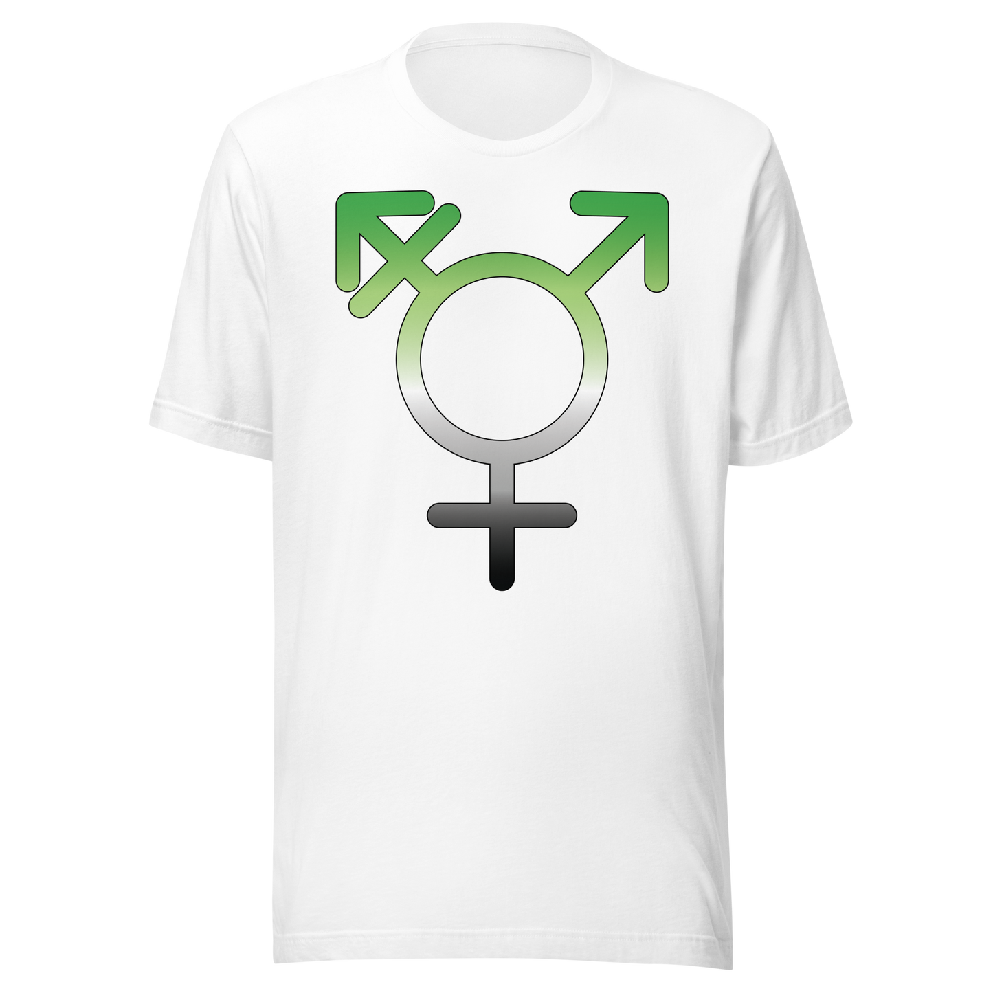 Transgender Symbol - Aromantic Pride Unisex t-shirt