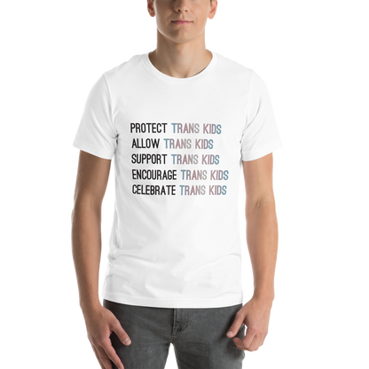 Support Trans Kids Unisex t-shirt