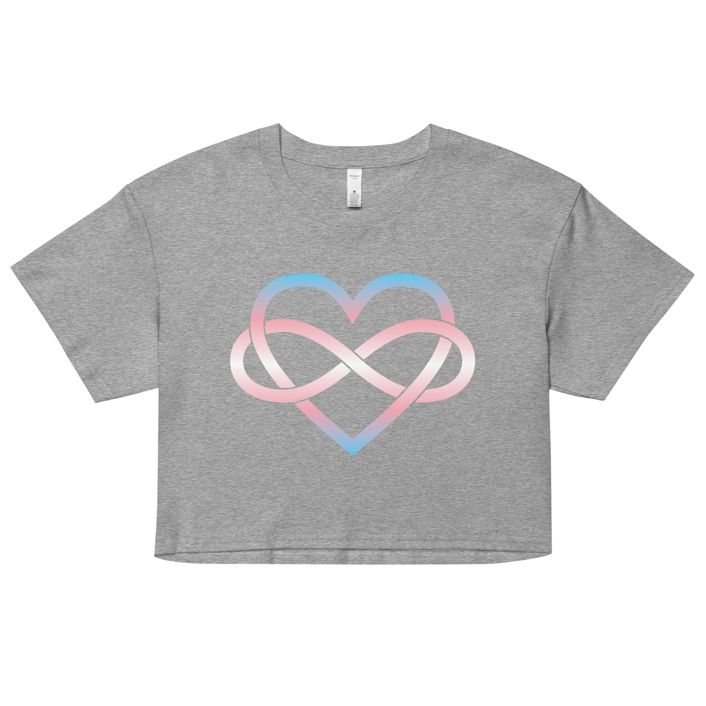 Polyamory Infinity Heart - Trans Women’s crop top