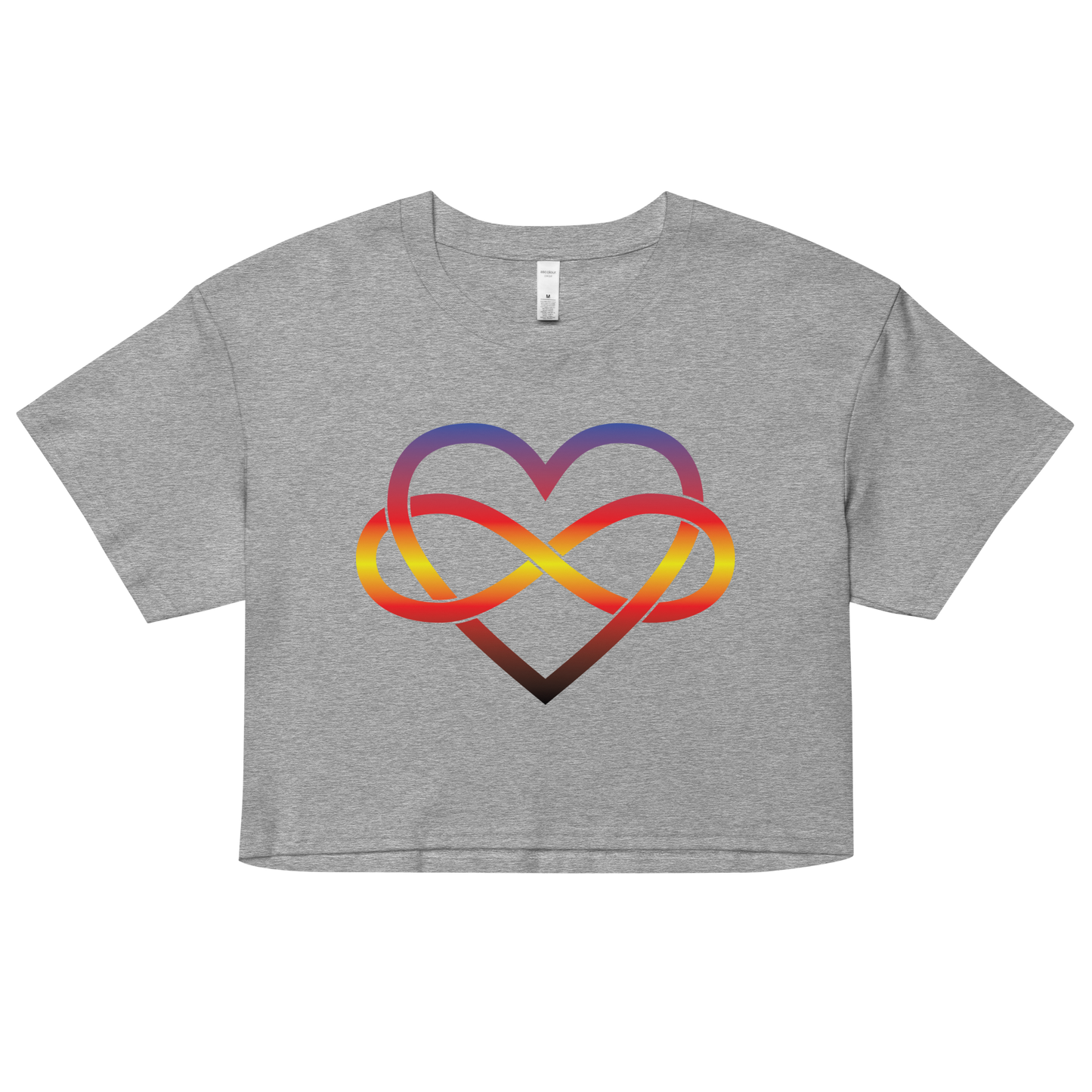 Polyamory Infinity Heart - Polyamory Women’s crop top