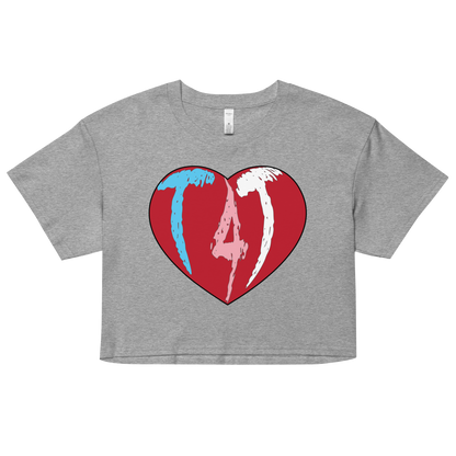 T4T Heart Women’s crop top