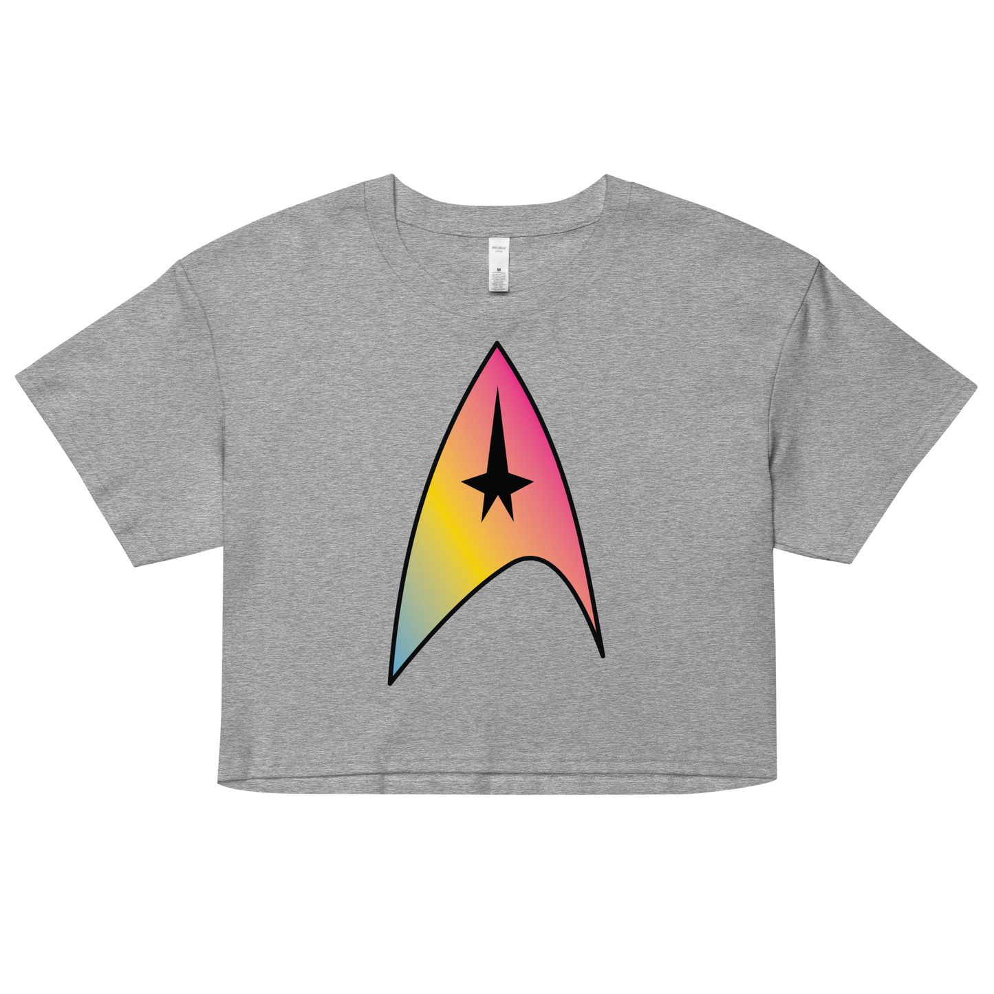 Starfleet Insignia - Pansexual Pride Women’s crop top