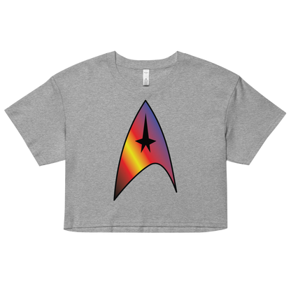 Starfleet Insignia - Polyamory Pride Women’s crop top