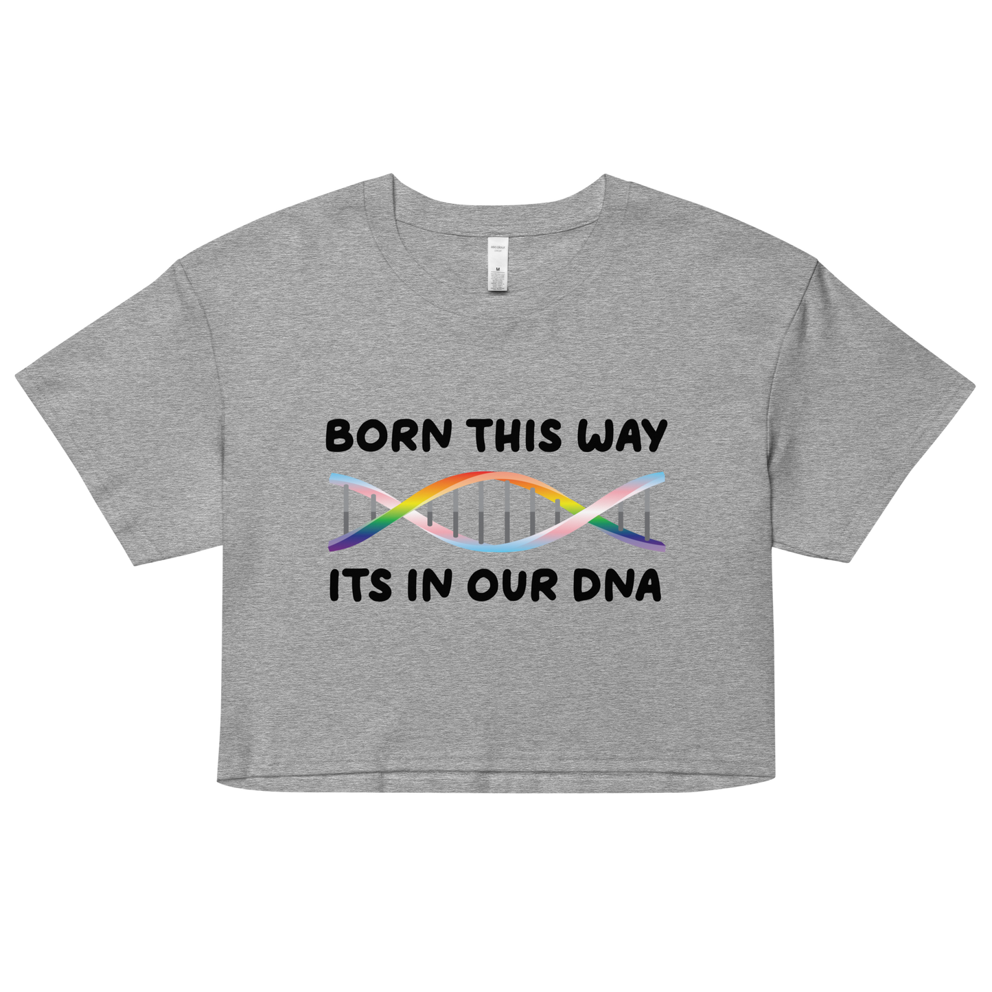 Born This Way - Rainbow/Trans Women’s crop top