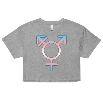 Transgender Symbol - Trans Pride Women’s crop top