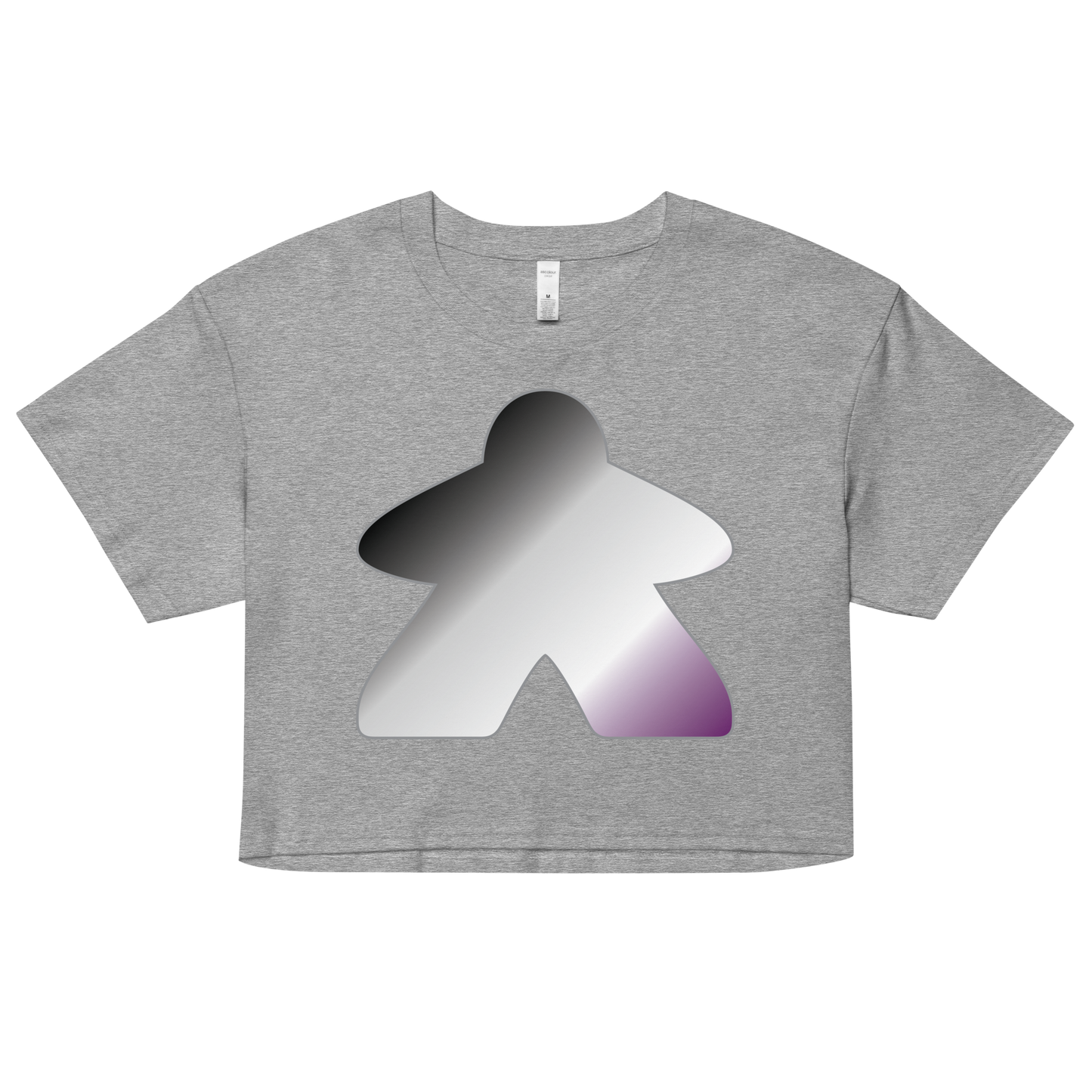 Queerple - Asexual/Demisexual Pride Women’s crop top