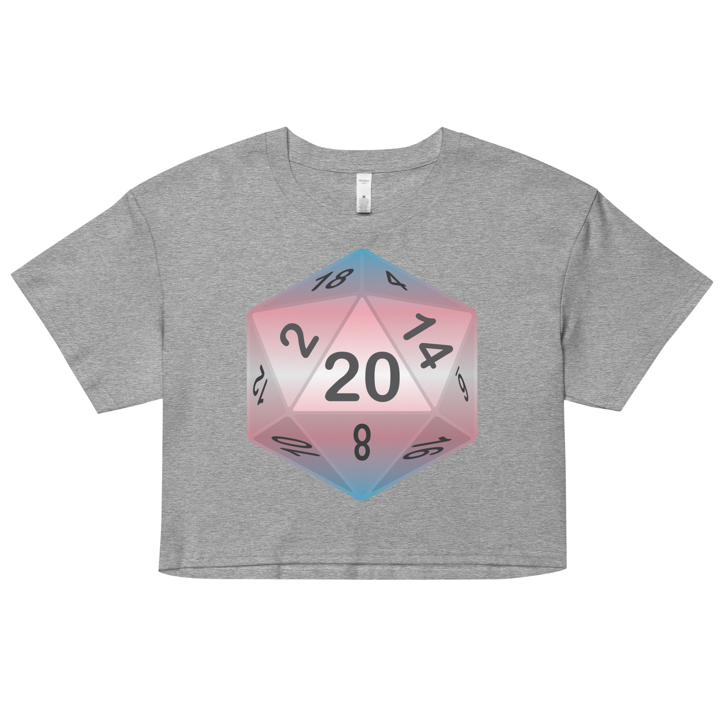 Pride Dice - Transgender Women’s crop top