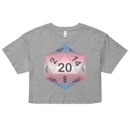 Pride Dice - Transgender Women’s crop top