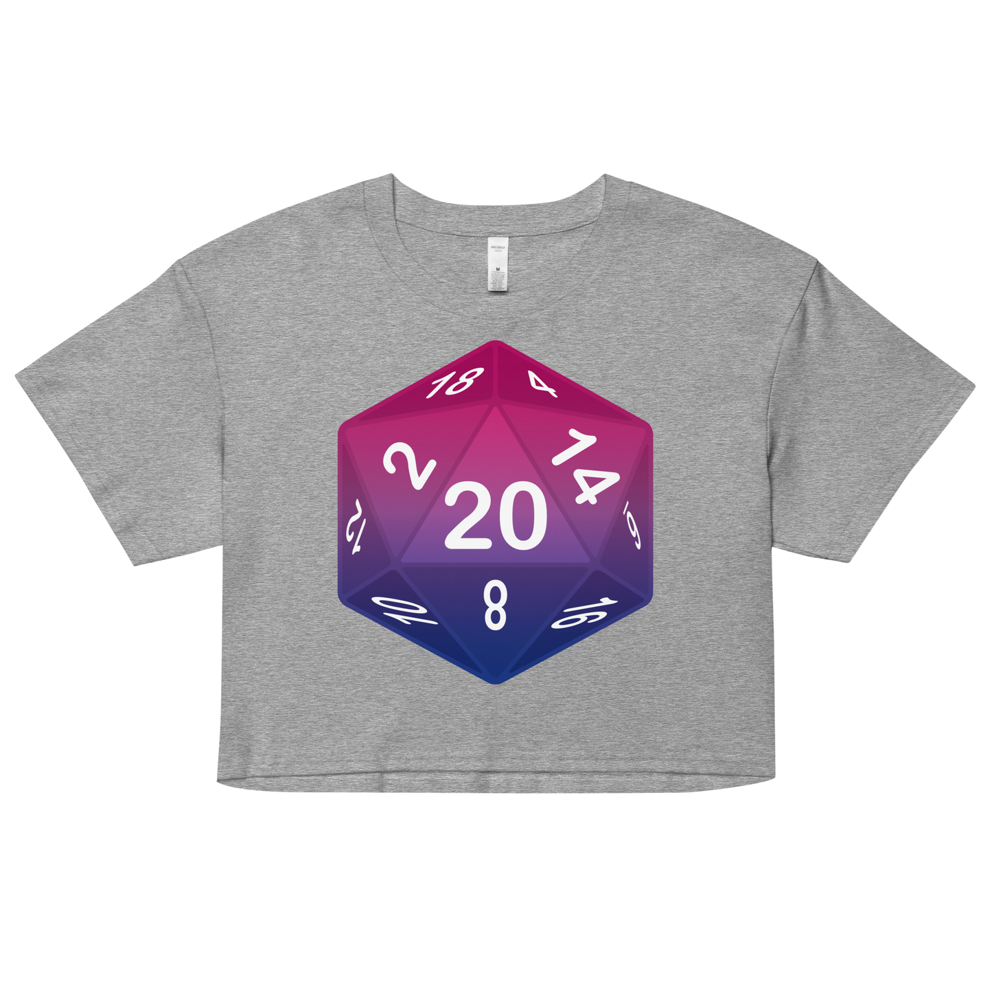 Pride Dice - Bisexual Women’s crop top