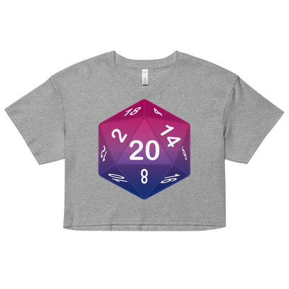 Pride Dice - Bisexual Women’s crop top