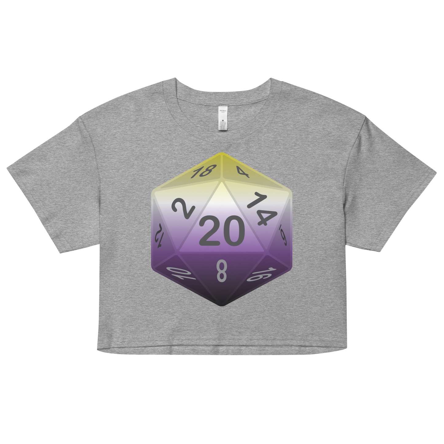 Pride Dice - Non-binary Women’s crop top