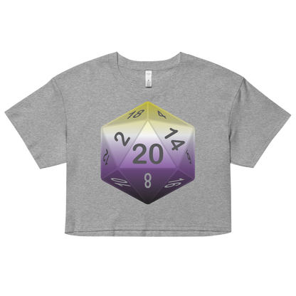 Pride Dice - Non-binary Women’s crop top