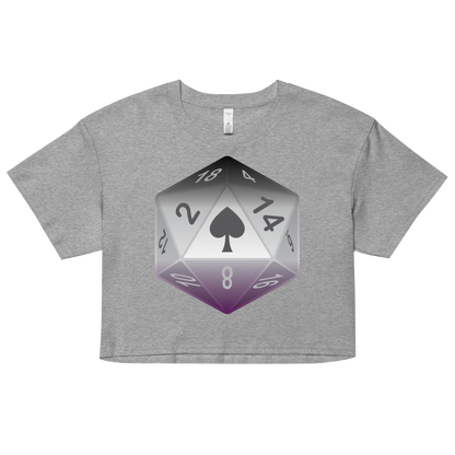 Pride Dice - Asexual Women’s crop top