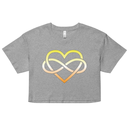 Polyamory Infinity Heart - Maverique Women’s crop top