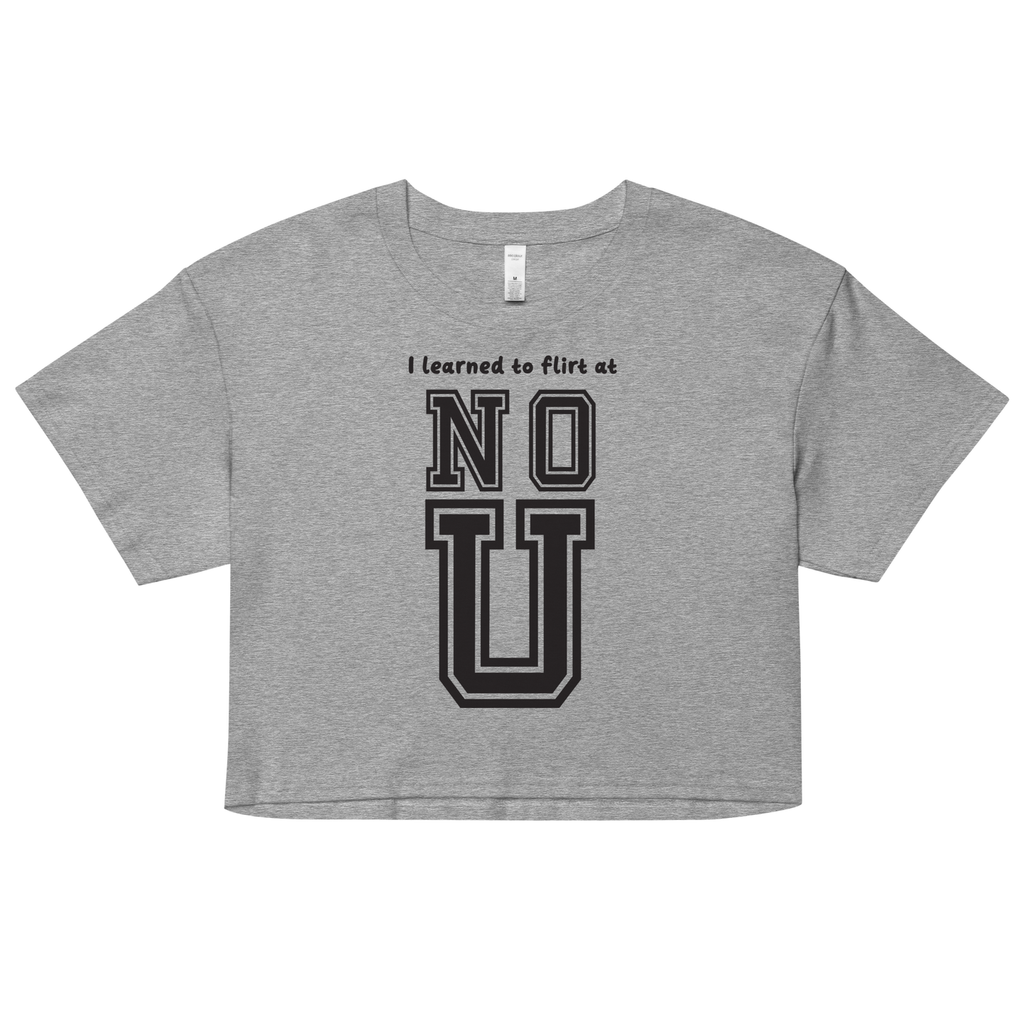 NO U Women’s crop top