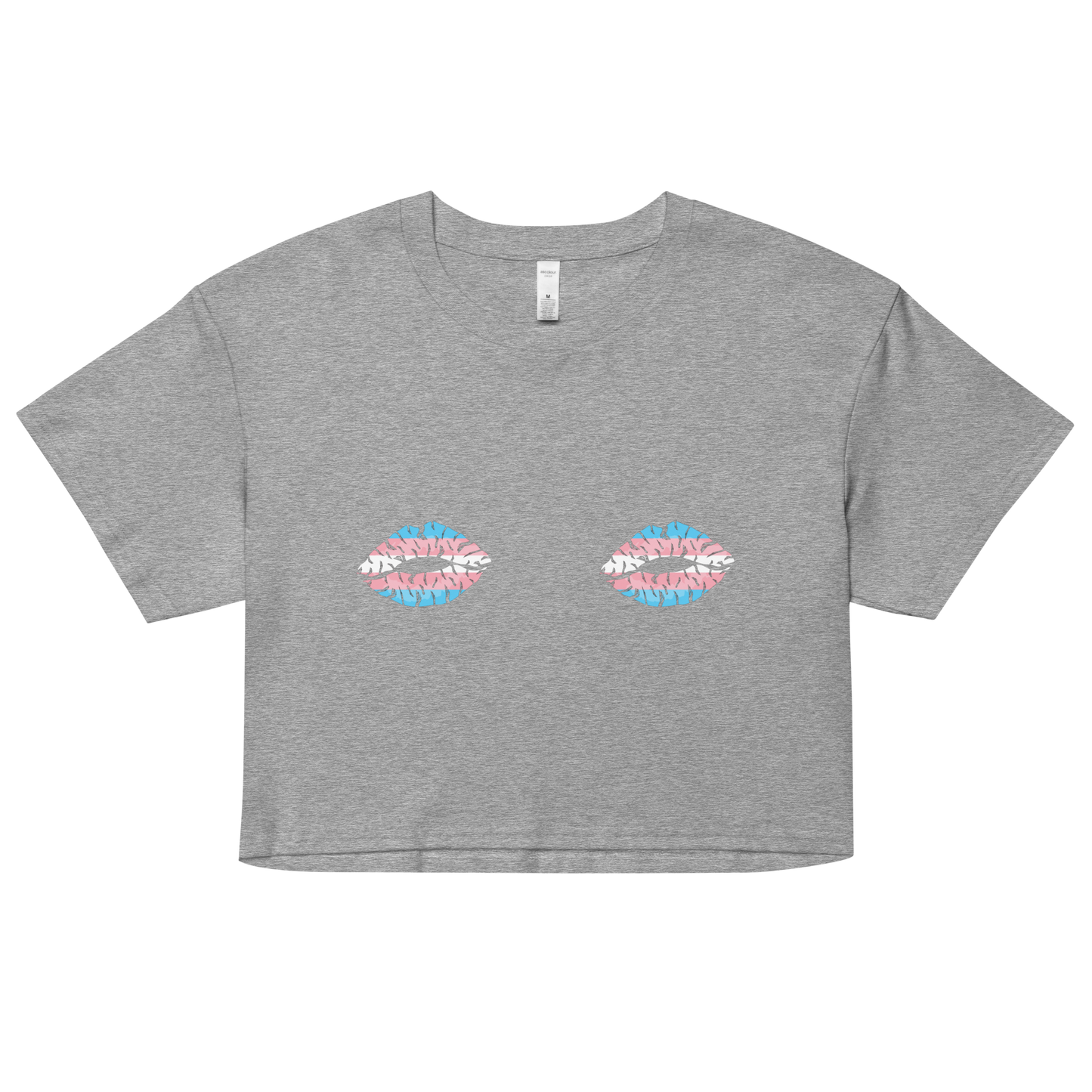 Trans Boob Kisses Women’s crop top