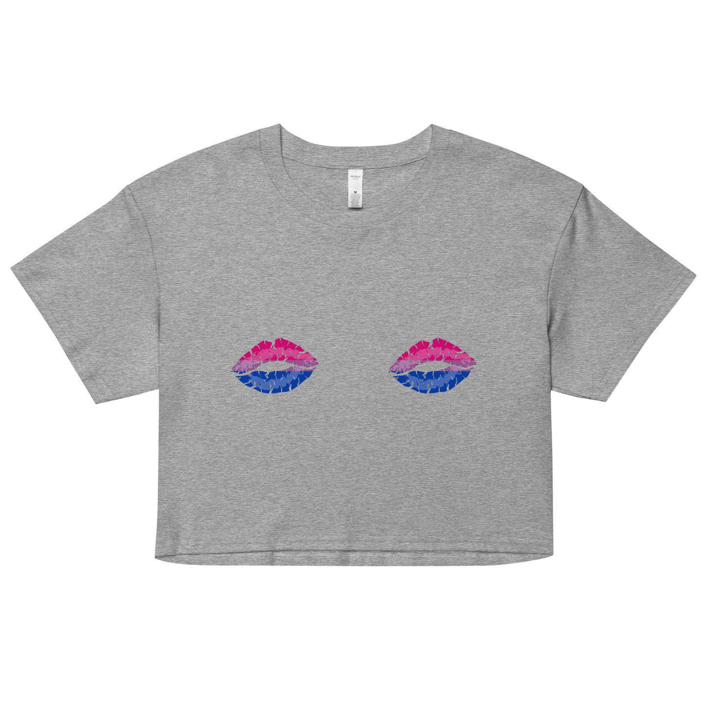 Bi Boob Kisses Women’s crop top