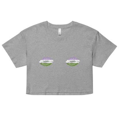 Genderqueer Boob Kisses Women’s crop top