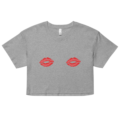 Boob Kisses Women’s crop top