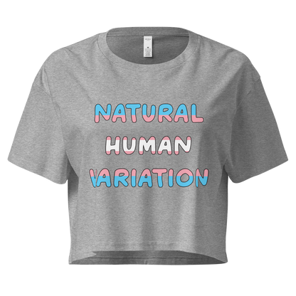 Natural Human Variation Women’s crop top