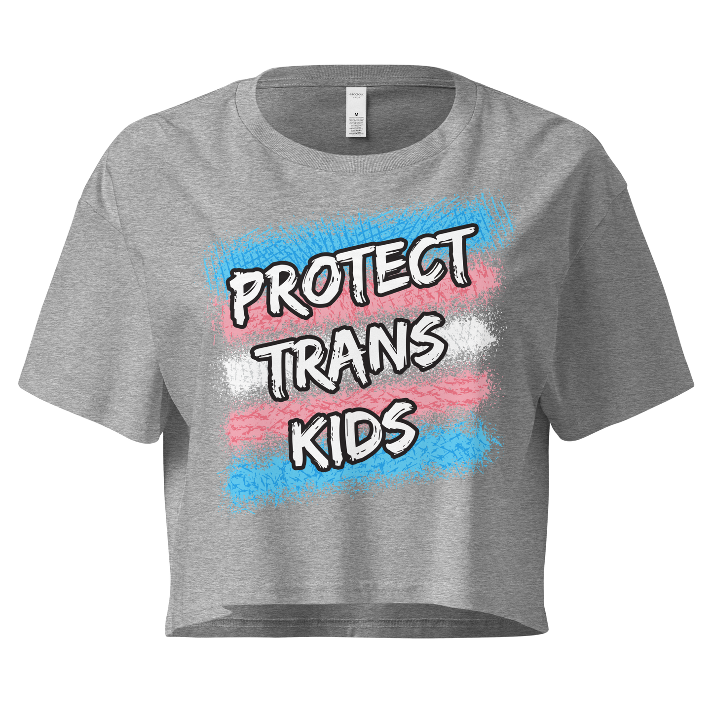 Protect Trans Kids Women’s crop top