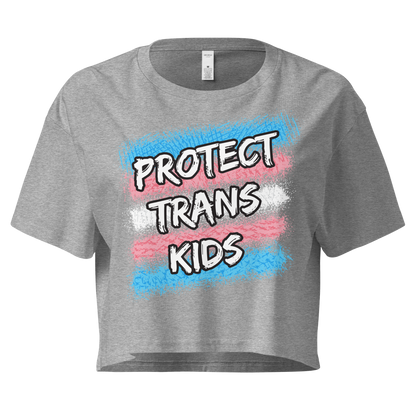 Protect Trans Kids Women’s crop top