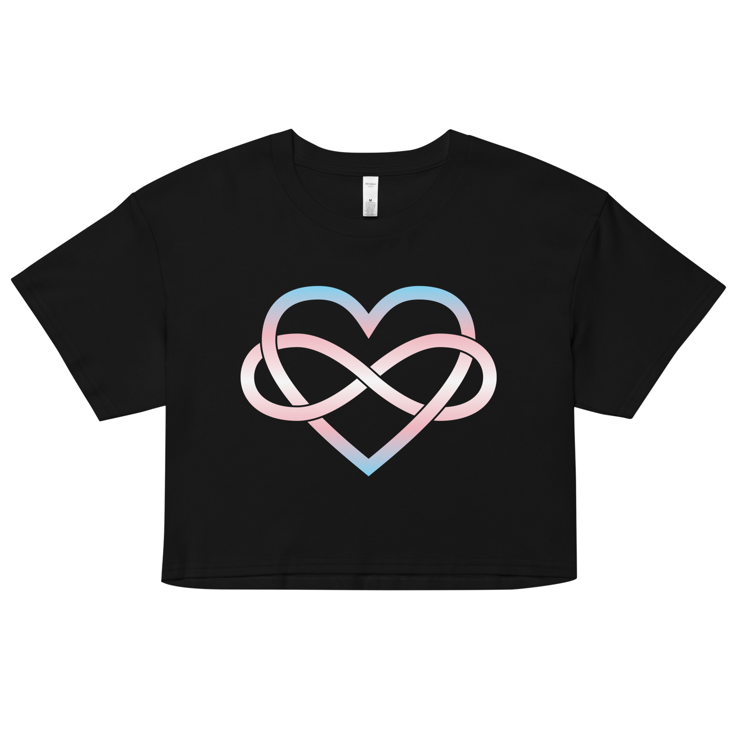 Polyamory Infinity Heart - Trans Women’s crop top