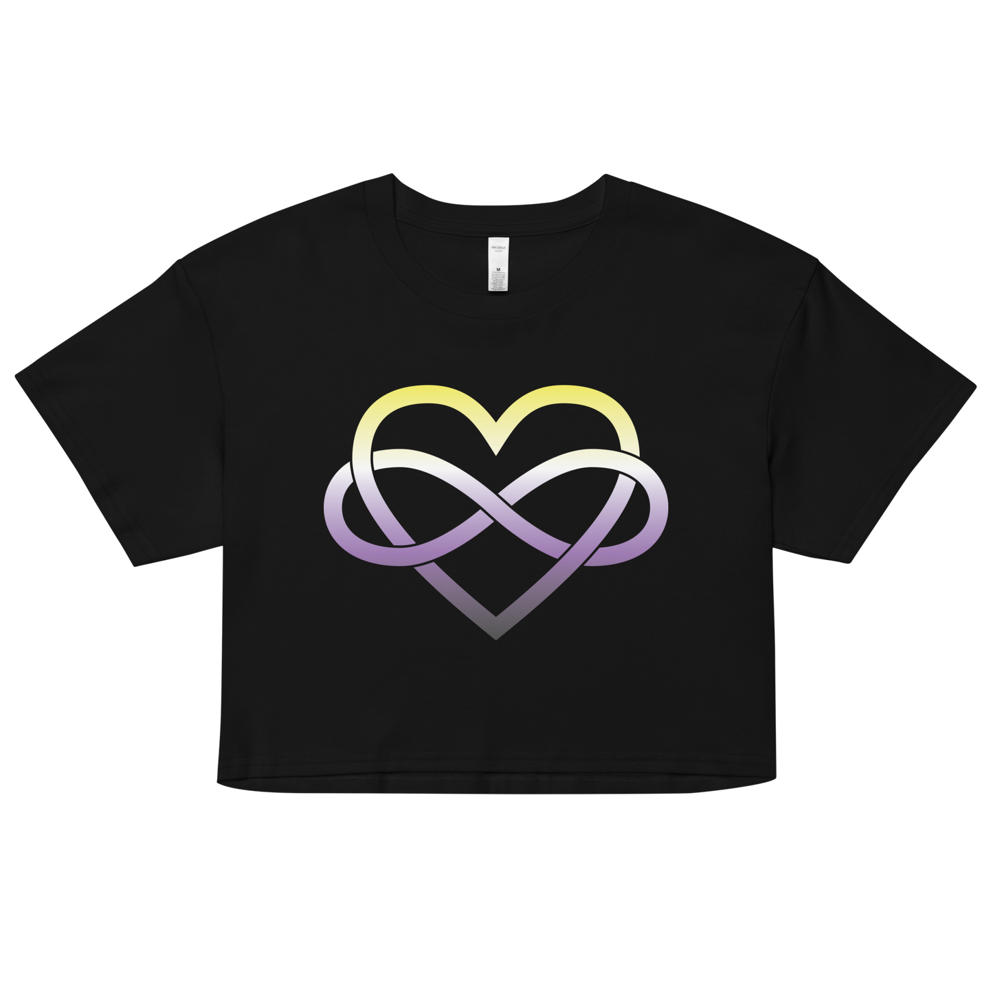 Polyamory Infinity Heart - Non-binary Women’s crop top